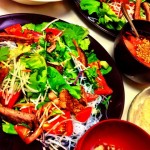 しーもん1時間クッキング:「牛肉タタキのタイ風サラダ、生姜スイートソース」
