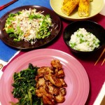 しーもん一時間クッキング～豚フィレのソテーと焼とうもろこし、グリンピースごはん。